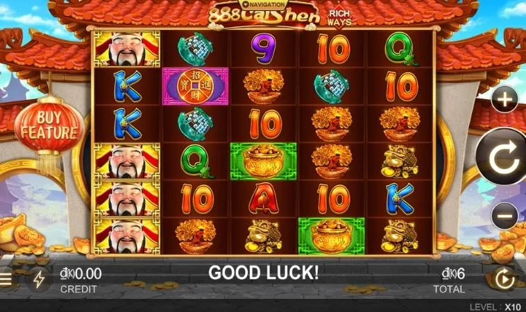 Đồ họa game Nổ Hũ Thần Tài Tại 22Bet ấn tượng