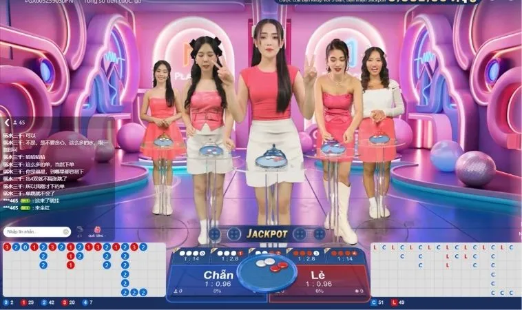 Chơi Xóc Đĩa Tại 22Bet cùng dàn dealer cực kỳ xinh đẹp